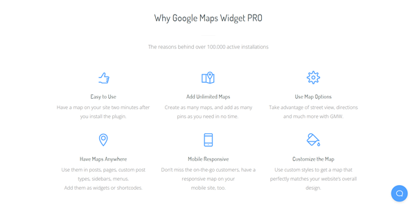 Google Maps Widget PRO