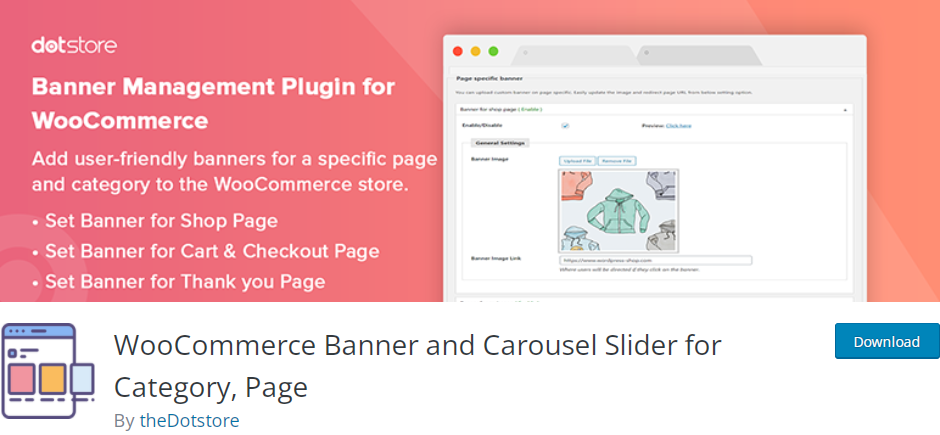 WooCommerce Banner and Carousel Slider for Category, Page