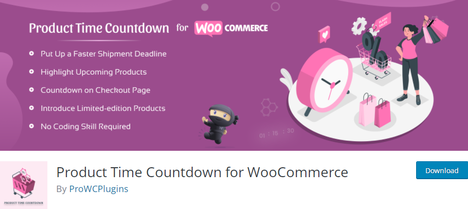 Product Time Countdown for WooCommerce