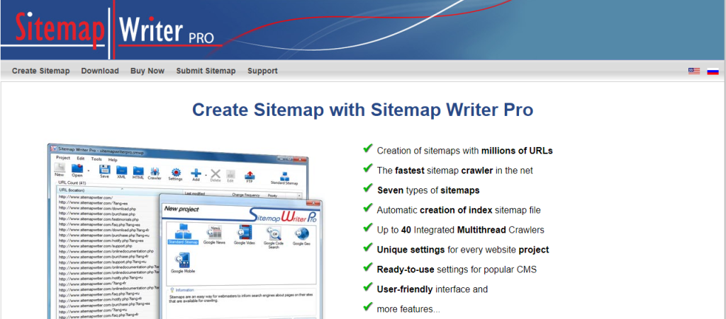 Sitemap Writer Pro