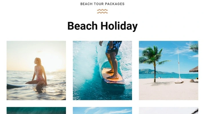 Beach Holidays Joomla Template