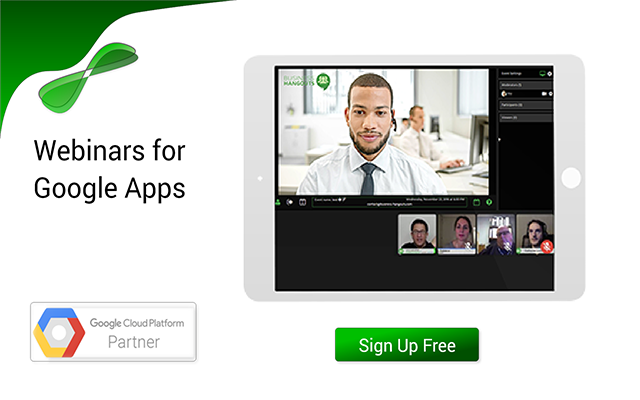 Google Business Hangouts landing page