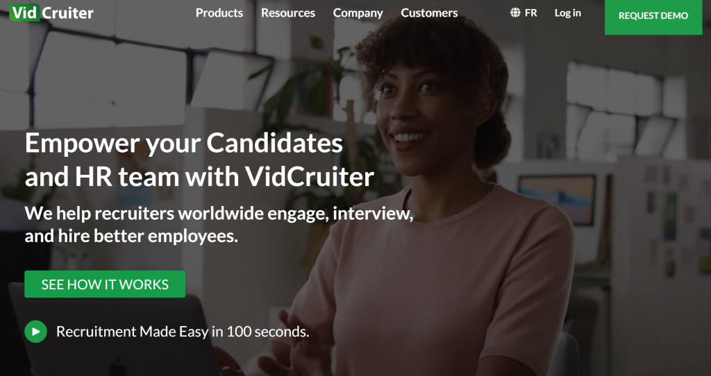 VidCruiter landing page