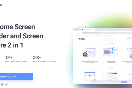 Awesome Screenshot homepage