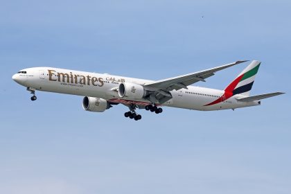 Fly Emirates plane