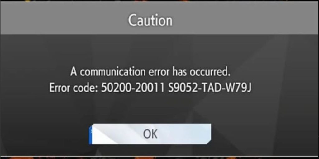 What Does Error 50200-20011 S9052-TAD-W79J Mean in Monster Hunter Wilds?