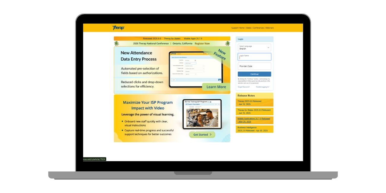 How to Log In to Therap