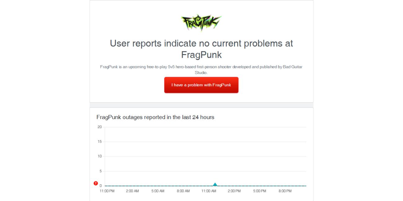 Check FragPunk Server Status
