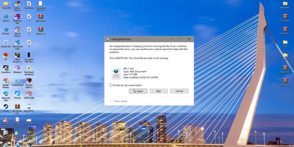 Common Causes of Error 0x8007016A