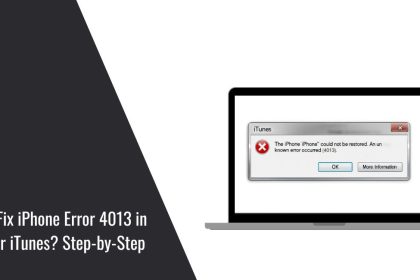 How to Fix iPhone Error 4013 in Finder or iTunes