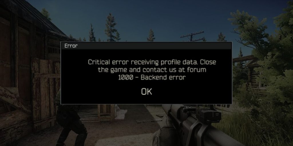 What Is Error 1000 in Tarkov